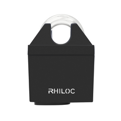 Heavy-Duty Hardened Steel Padlock – Waterproof & Rustproof Closed Shackle Lock with 27/64" (10.5mm) Shackle – Corrosion-Resistant Outdoor Security Lock