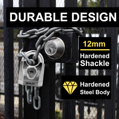 Anti-Theft Loud Alarm Lock Weather Proof Heavy Duty Multi Purpose