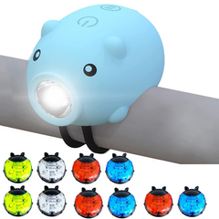 Smart Ladybug Bike Wheel Lights – Auto Sensor LED Spoke Lights for Kids Bikes & Scooters, Waterproof Safety Lights with Colorful Running Effects