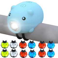 Smart Ladybug Bike Wheel Lights – Auto Sensor LED Spoke Lights for Kids Bikes & Scooters, Waterproof Safety Lights with Colorful Running Effects