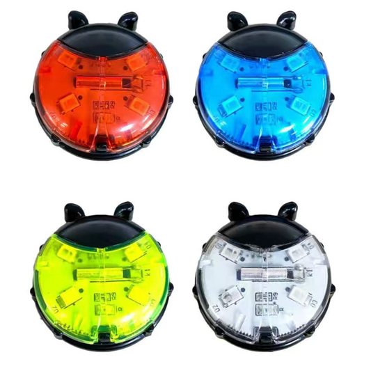 Smart Ladybug Bike Wheel Lights – Auto Sensor LED Spoke Lights for Kids Bikes & Scooters, Waterproof Safety Lights with Colorful Running Effects