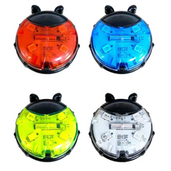 Smart Ladybug Bike Wheel Lights – Auto Sensor LED Spoke Lights for Kids Bikes & Scooters, Waterproof Safety Lights with Colorful Running Effects