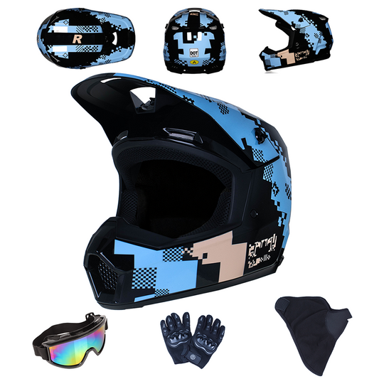 Youth & Kids Full Face Motocross and ATV Dirt Bike Helmets for Off-Road, BMX & MX Riding
