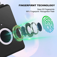 Fingerprint Padlock for Outdoor Locks