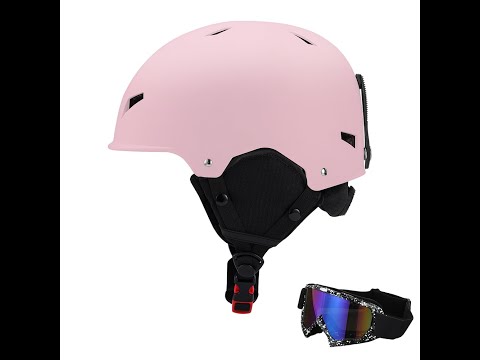 Ski & Snowboard Helmet Set with Goggles – Impact-Resistant PC Shell, EPS Safety Foam, Warm Lining & Ventilation,Snow Sports Helmet for Adults, Youth & Kids