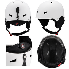 Ski & Snowboard Helmet Set with Goggles – Impact-Resistant PC Shell, EPS Safety Foam, Warm Lining & Ventilation,Snow Sports Helmet for Adults, Youth & Kids