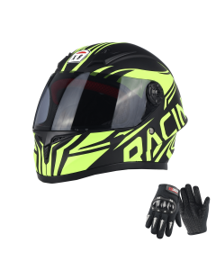 DOT Kids Motorcycle Helmets with Gloves for Dirt Bike Motocross Quad and Off-Road Riding