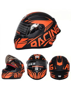 Ages 4-15 Lightweight Kids Full Face Helmet For Boys and Girls Motorcycle Go-Kart BMX 4 Wheeler E-bike Riding