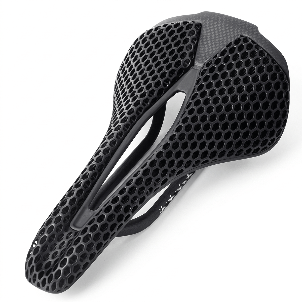 3D Printed Bike Saddle with Carbon Fiber Rails Lightweight 160g Bicycle seat for Road MTB and Gravel Bikes