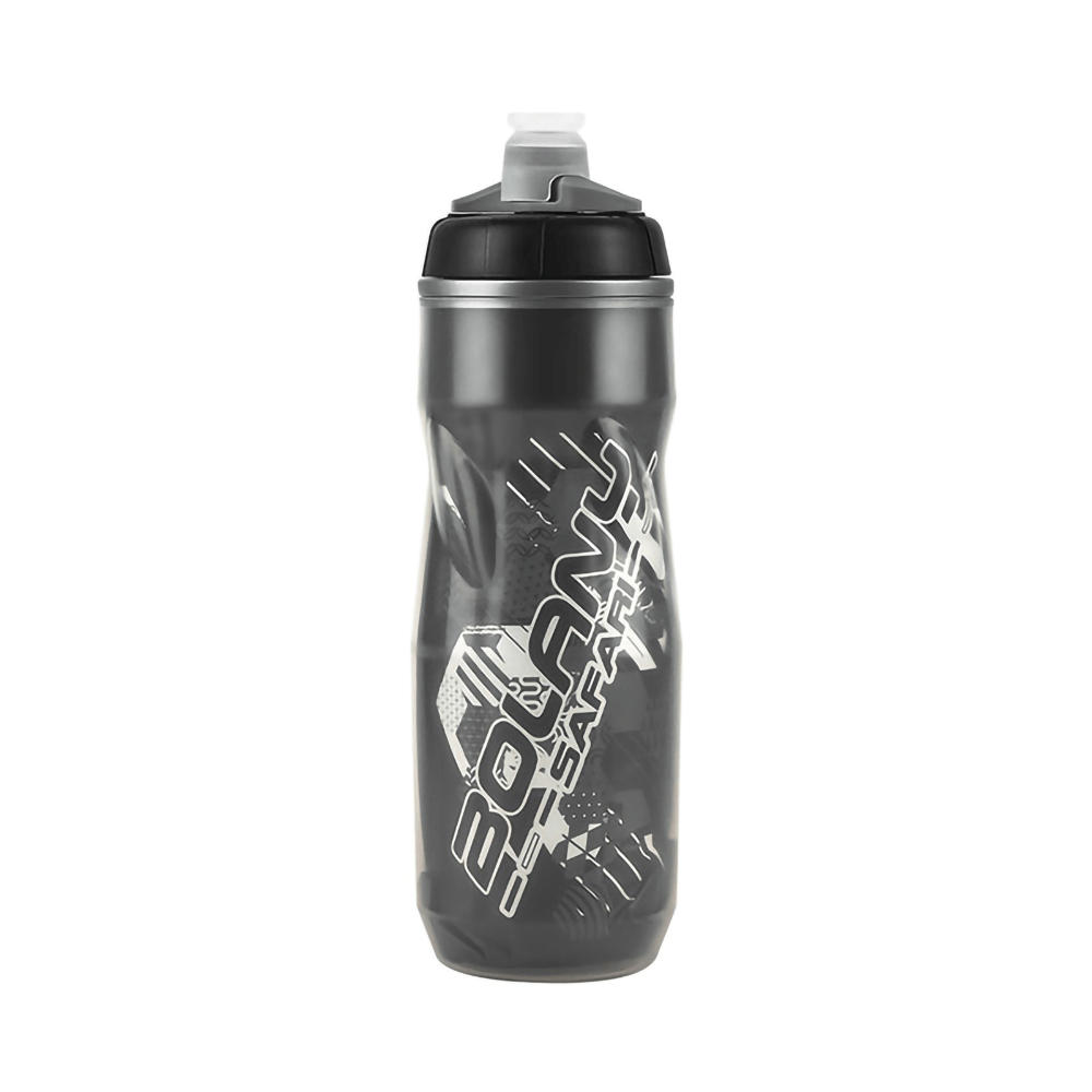 Bike Water Bottle 21oz Insulated Cycling Squeeze Bottle with Leakproof High Flow Spout Universal Cage Fit