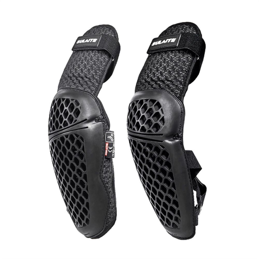 Motorcycle Elbow Guards CE EN 1621-1 Hard Shell Elbow Pads with Adjustable Straps for Motocross Dirt Bike ATV MTB
