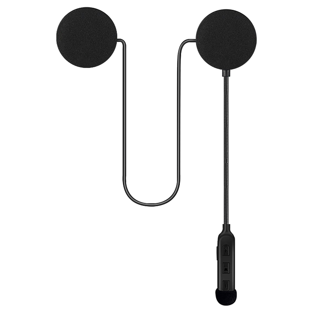 Motorcycle Helmet Bluetooth Headset with Microphone IPX7 Waterproof Helmet Speakers for Music Calls GPS and 60H Playtime