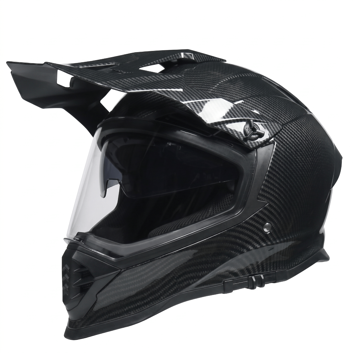 DOT Dual Sport Helmets Woman and Man Full Face Off Road Motorcycle Helmet with Dual Visor for ATV UTV Dirt Bike Motocross