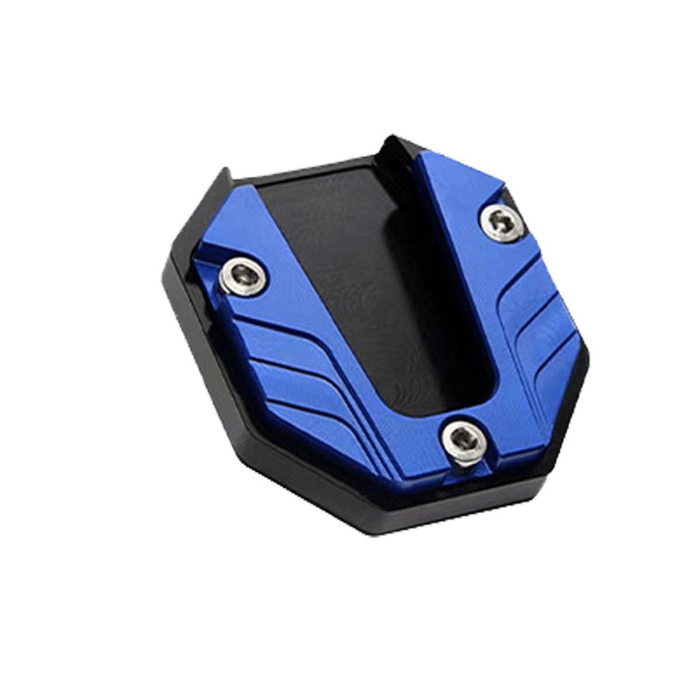 Aluminum Alloy Motorcycle Kickstand Extension Pad, Anti-Sink Non-Slip Side Stand Foot Enlarger Plate