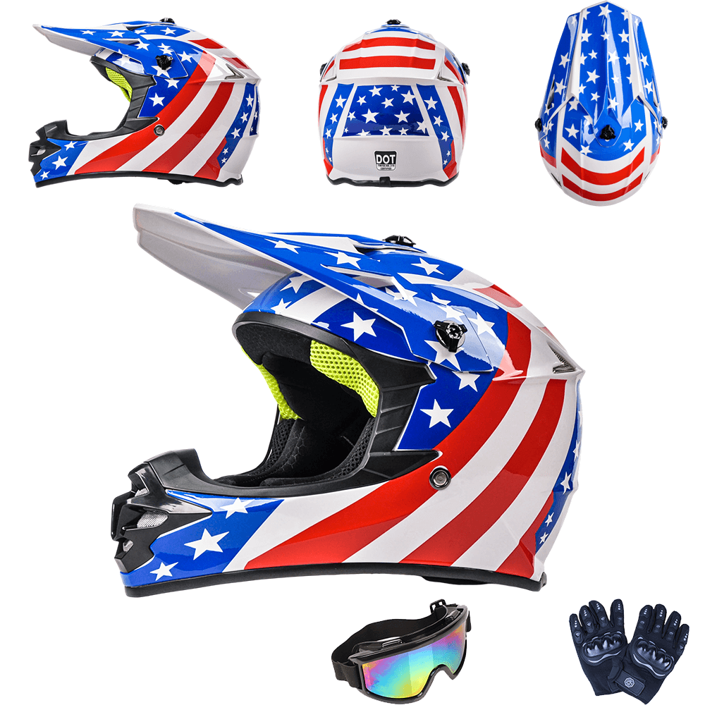 Kids Dirt Bike Helmet Detail 5