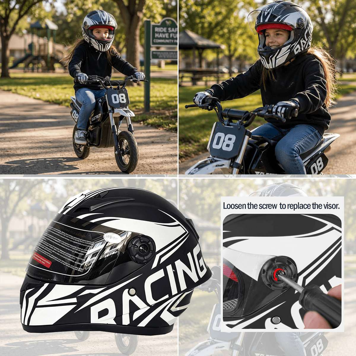 Kids Dirt Bike Helmet Feature 1