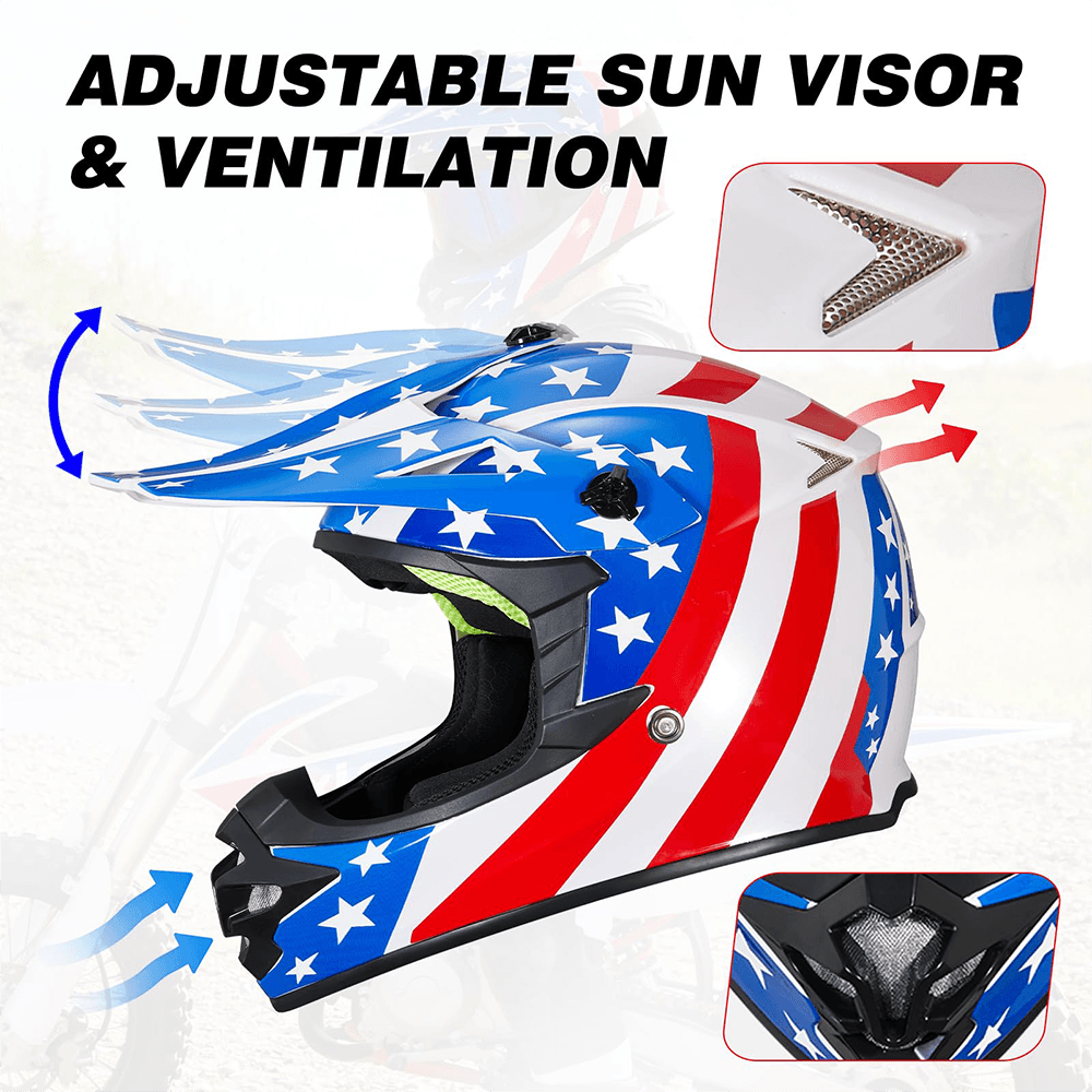 Kids Dirt Bike Helmet Feature 1