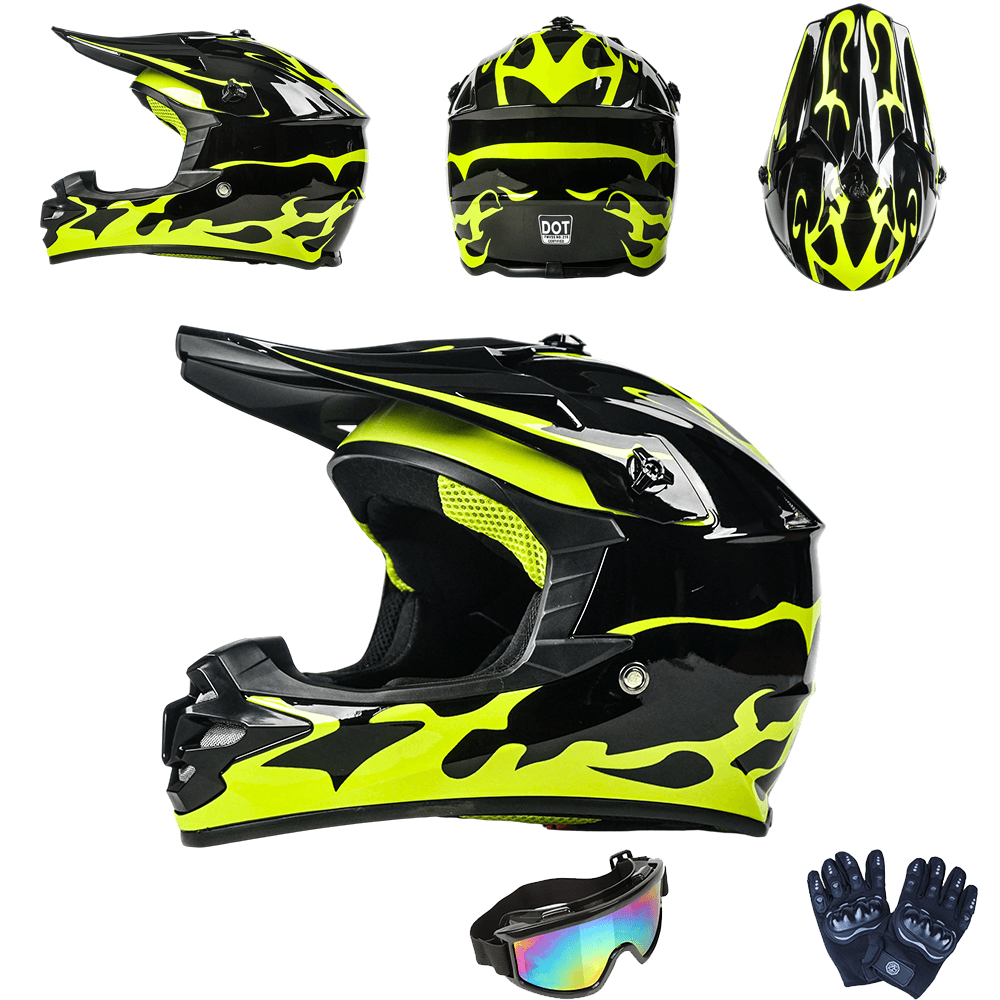 Kids Dirt Bike Helmet Detail 12