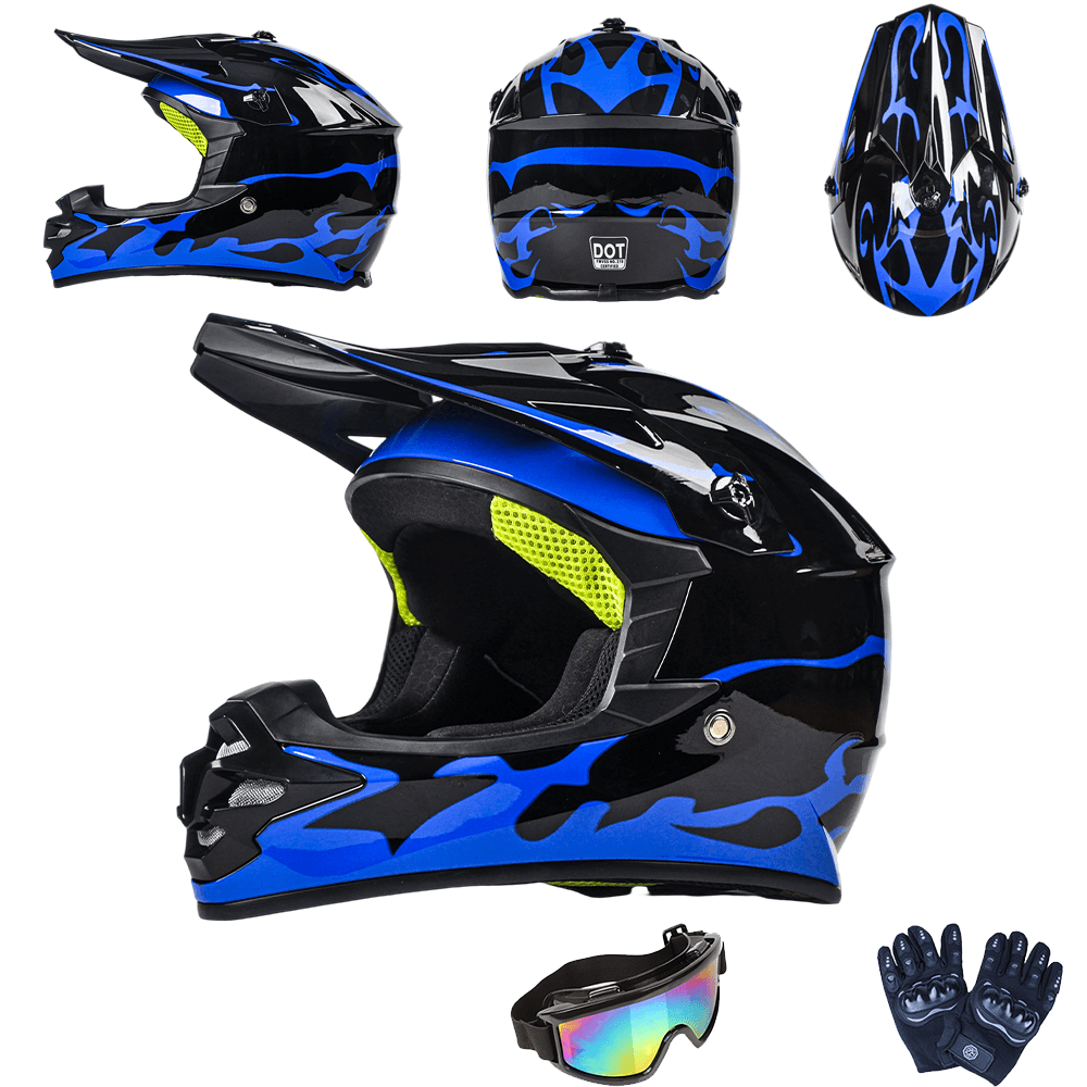 Kids Dirt Bike Helmet Detail 13