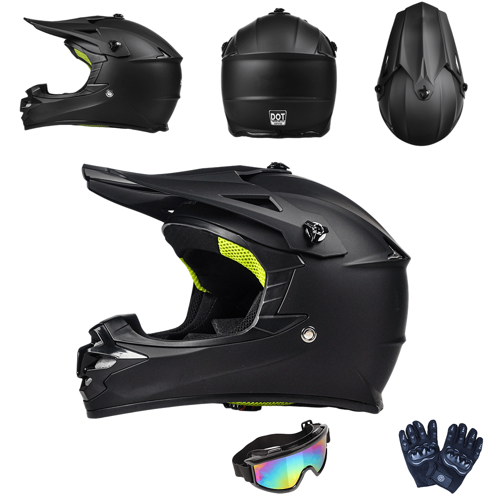 Kids Dirt Bike Helmet Detail 9